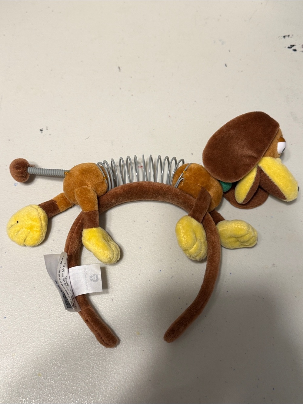 Disney Plush Monkey Spring Headband - Brown & Yellow